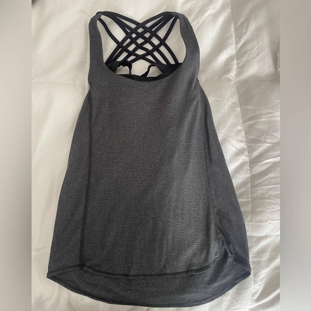 Lululemon Racerback Backless Yoga Tank size 2